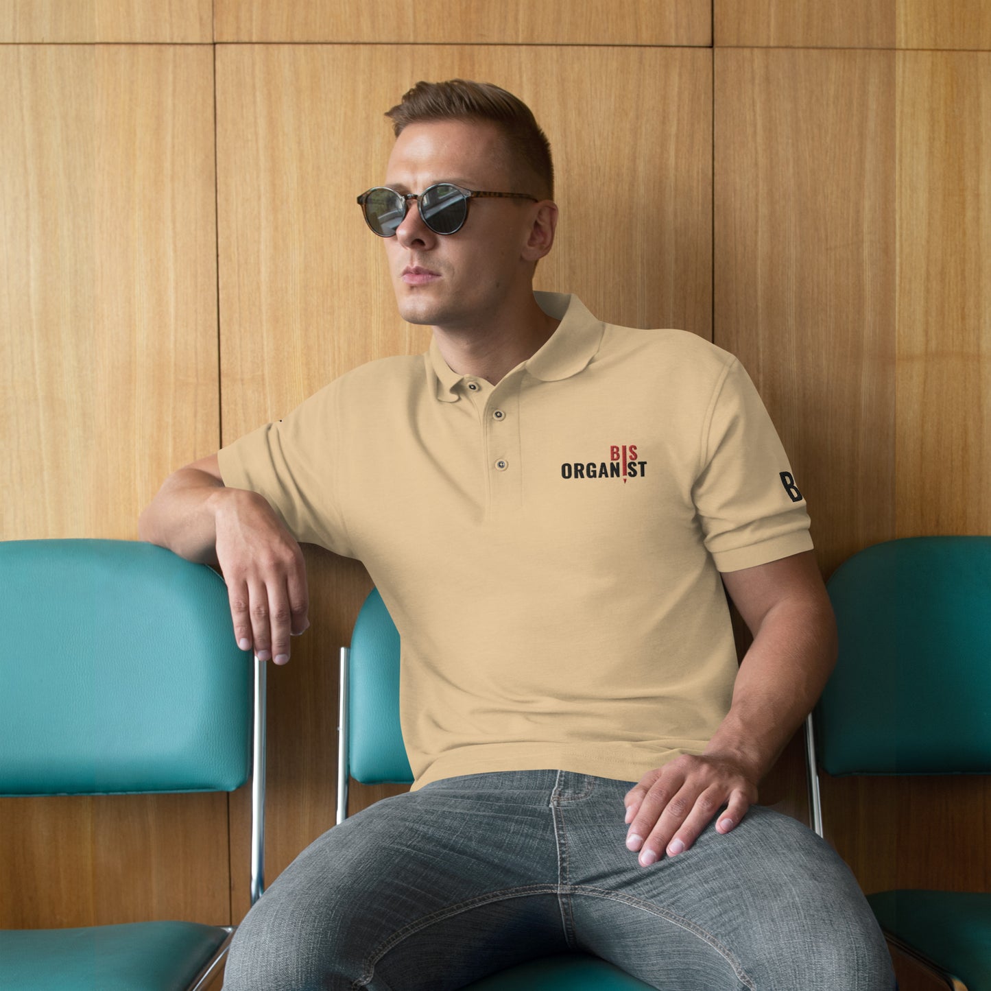 BIS Men's Polo Shirt 2024 Design (Light)