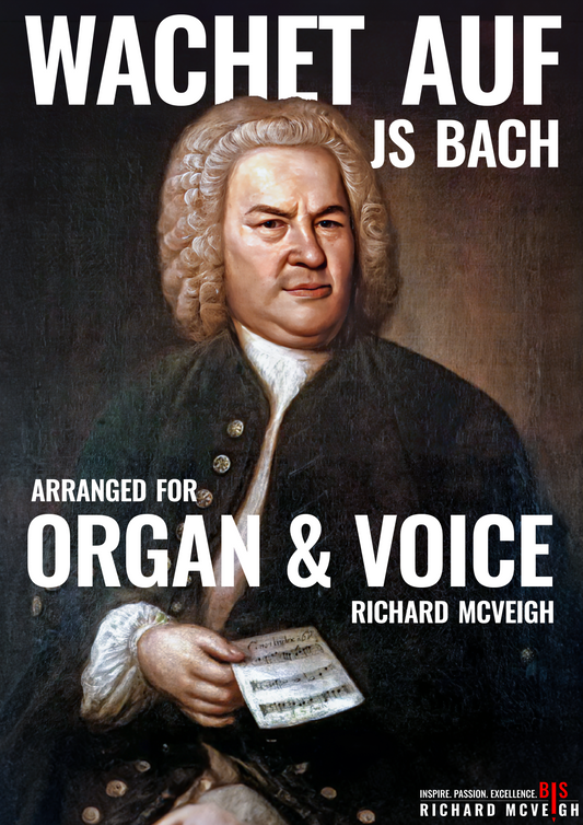 Bach - Wachet auf (Voice and Organ) (Sheet Music)