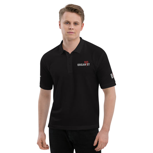 BIS Men's Polo Shirt 2024 Design (Dark)